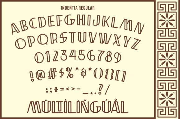 Indentia Font - Preview 5