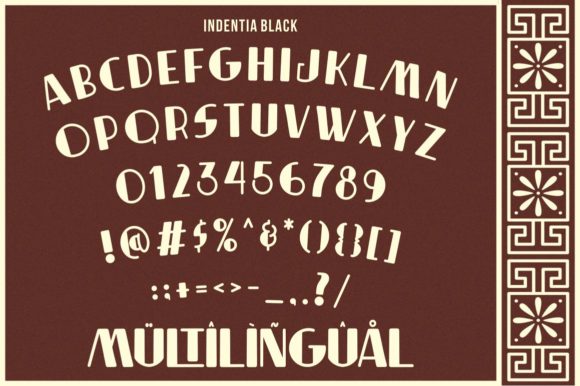 Indentia Font - Preview 6