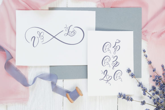 Initial Valentine Font font preview - 1