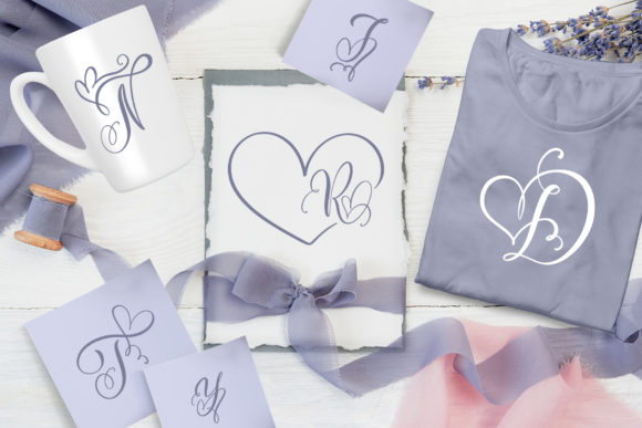 Initial Valentine Font font preview - 4