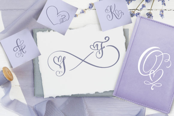 Initial Valentine Font font preview - 5