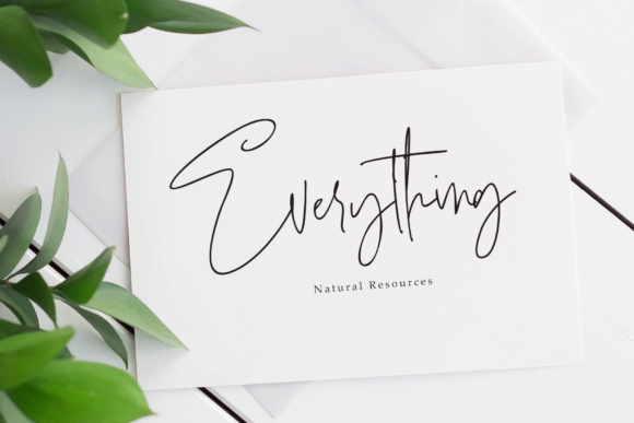 Nightfall Font PNG with transparent background - Preview 3