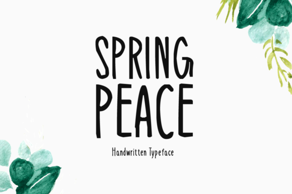 Spring Peace Font by Instagram Fonts · Creative Fabrica font preview