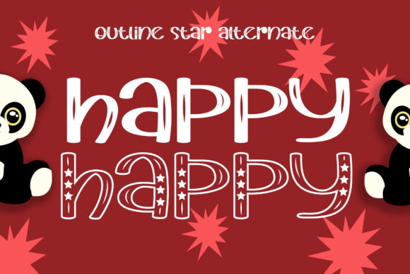 Blonding Panda Font - Preview 1