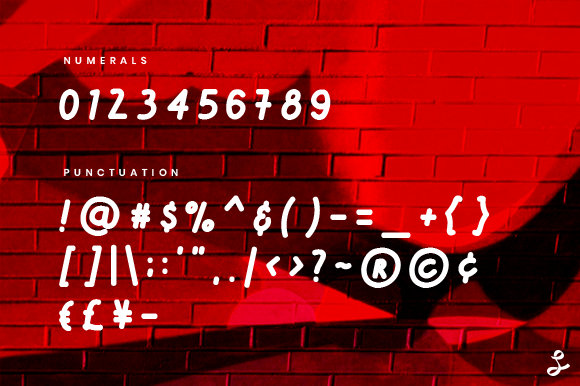 Get Lucky Font PNG with transparent background - Preview 2