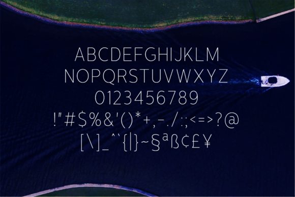 Mensionery Extra Light Font PNG with transparent background - Preview 1