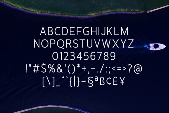 Mensionery Semi-Bold Font PNG with transparent background - Preview 1