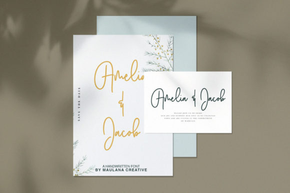 Orchids Font PNG with transparent background - Preview 2