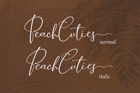 Peach Cuties Font PNG with transparent background - Preview 6