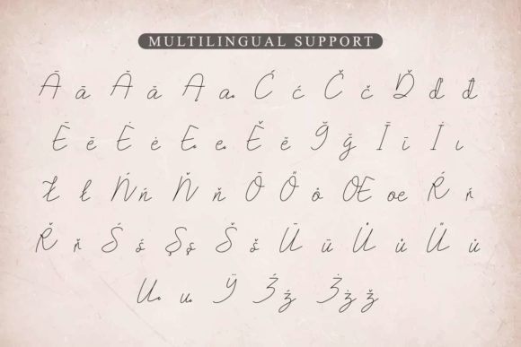 Qianno Font PNG with transparent background - Preview 5