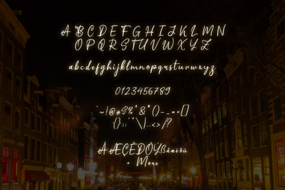 Schagen Font PNG with transparent background - Preview 4