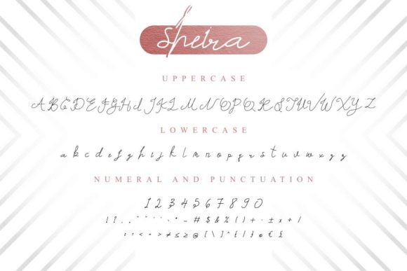 Sheira Font PNG with transparent background - Preview 4