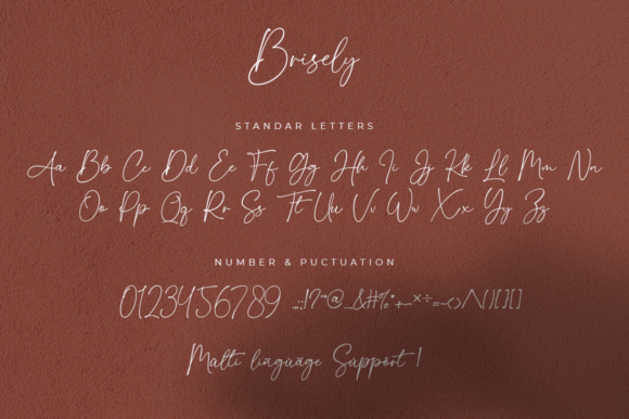 Brisely Font - Preview 6
