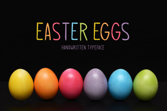 Easter Eggs Font by Instagram Fonts · Creative Fabrica font preview