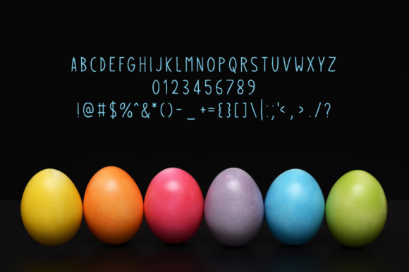 Easter Eggs Font - Preview 3