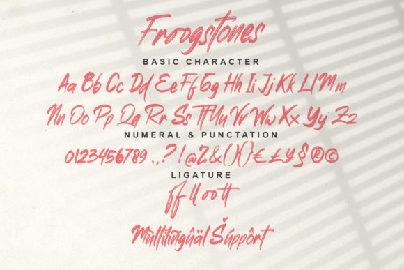Froogstones Font - Preview 4