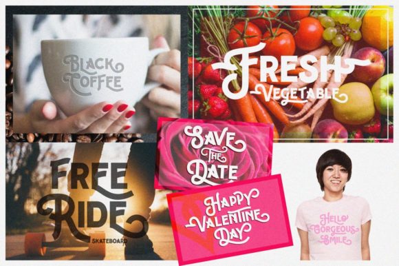 Hipster Letter Font font preview - 1