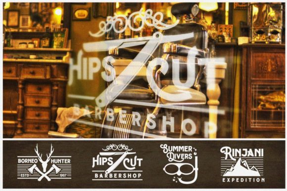 Hipster Letter Font font preview - 2