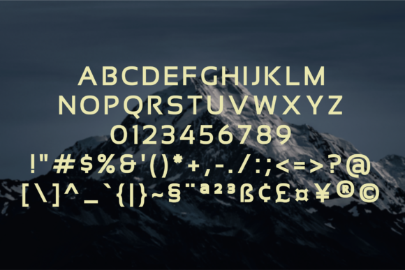 Horelios Black Font font preview - 1