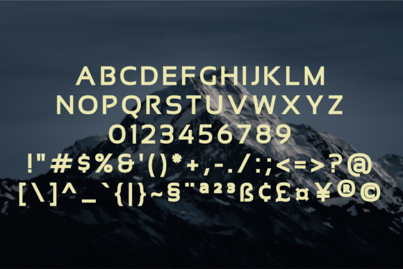Horelios Extra Black Font PNG with transparent background - Preview 1