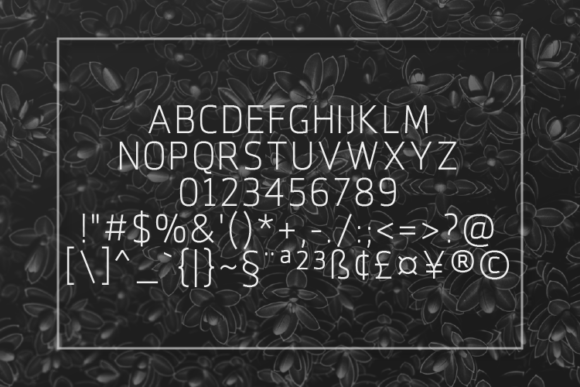 Hunte Light Font PNG with transparent background - Preview 1