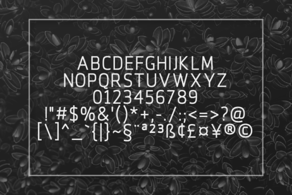 Hunte Semi-Bold Font PNG with transparent background - Preview 1