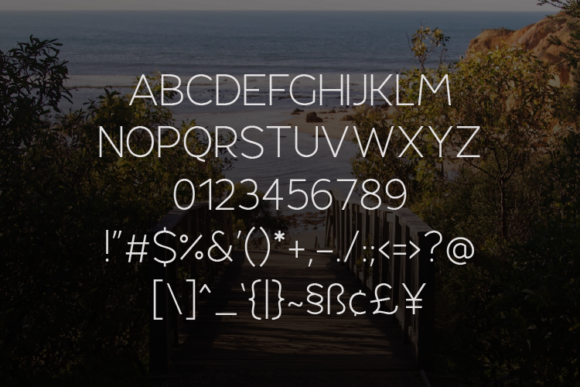 Quinestha Light Font PNG with transparent background - Preview 1