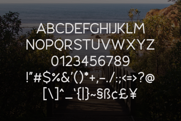 Quinestha Semi-Bold Font PNG with transparent background - Preview 1