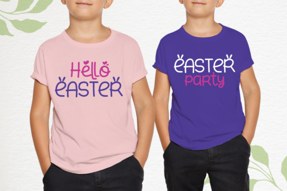 Small Bunny Font PNG with transparent background - Preview 2