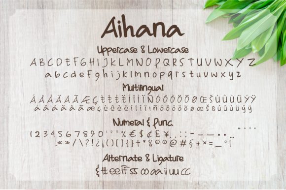 Aihana Handwritten Font - Preview 6