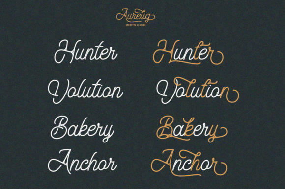 Aurelig Vintage Font - Preview 3