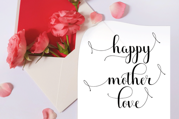 Beauty Maheyrah Font PNG with transparent background - Preview 2
