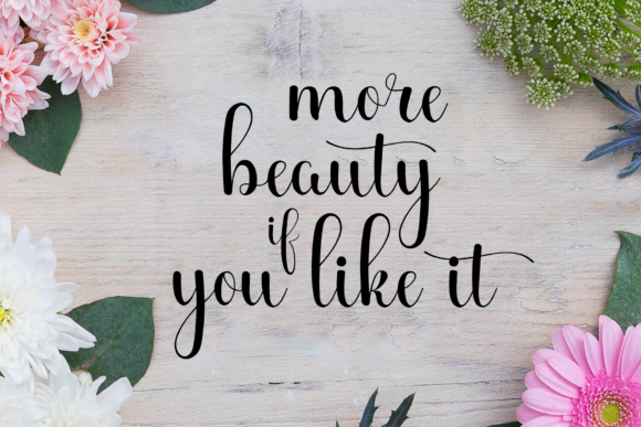 Beauty Maheyrah Font PNG with transparent background - Preview 6