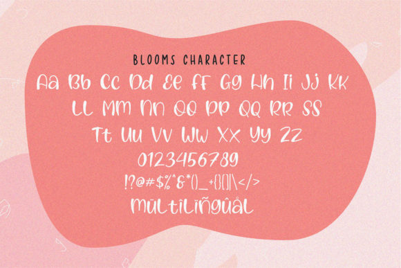 Blooms Font - Preview 3