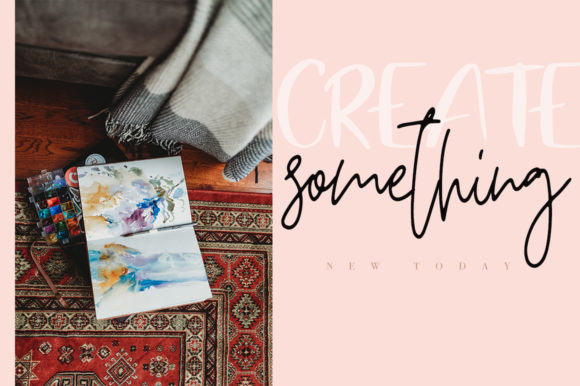 Breathe Slowly Font - Preview 4