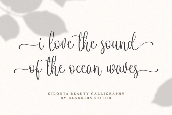 Gilonta Font - Preview 3