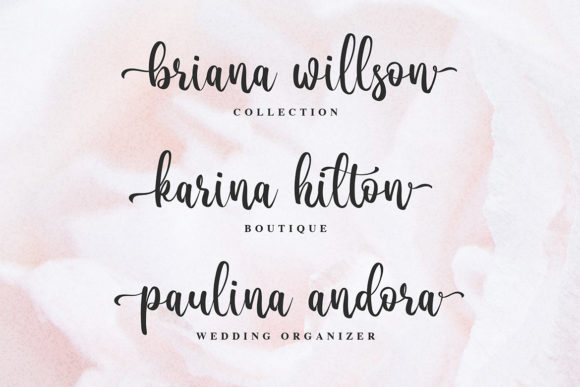 Lovely Blooms Font PNG with transparent background - Preview 1