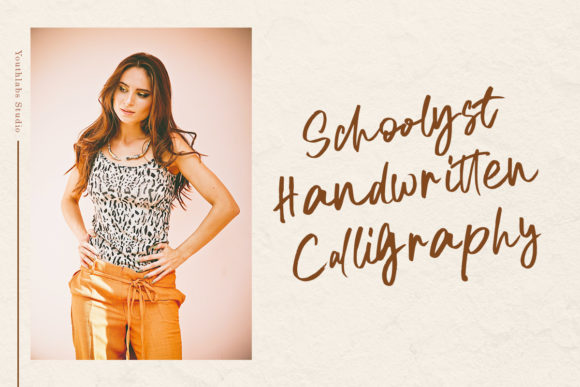 Schoolyst Font PNG with transparent background - Preview 3