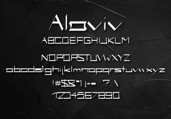 Alaviv Font - Preview 1