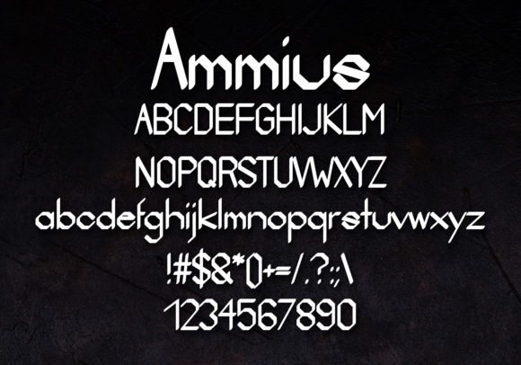 Ammius Font - Preview 1