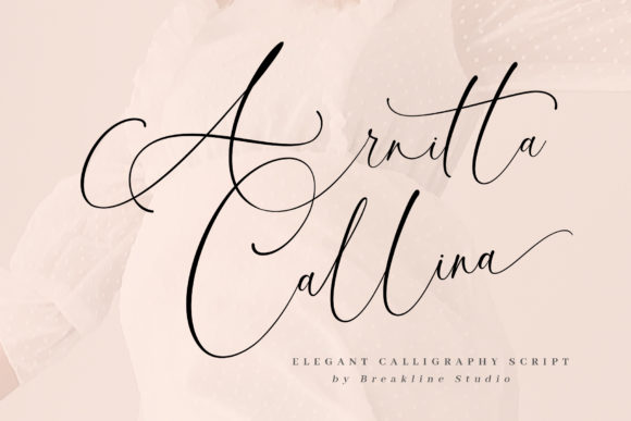 Arnitta Callina Script & Handwritten Font By Mercurial