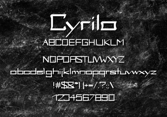 Cyrila Font - Preview 1