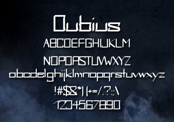 Dubius Font - Preview 1