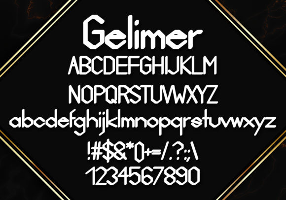 Gelimer Font - Preview 1