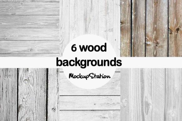 Gray Wood Background Paper Bundle