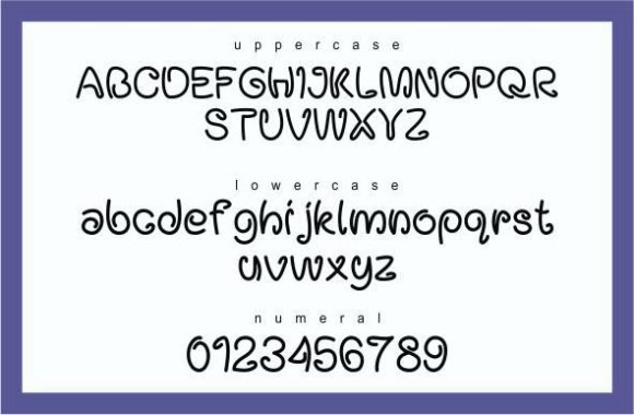 Gundos Font PNG with transparent background - Preview 1
