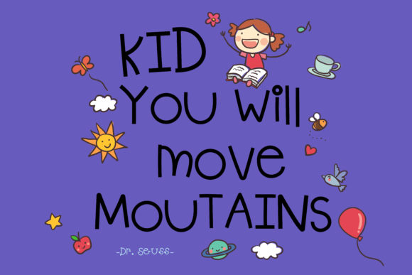 Kid Learning Font - Preview 3