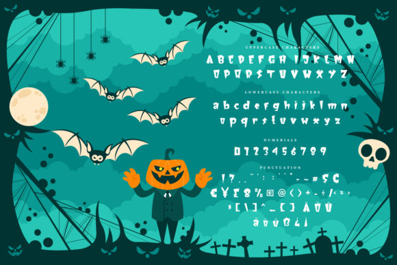 Monster Squad Font PNG with transparent background - Preview 1