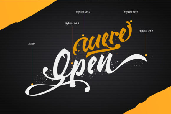 Qaylla Font PNG with transparent background - Preview 2