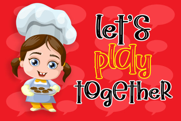 Ramen Steak Font PNG with transparent background - Preview 3